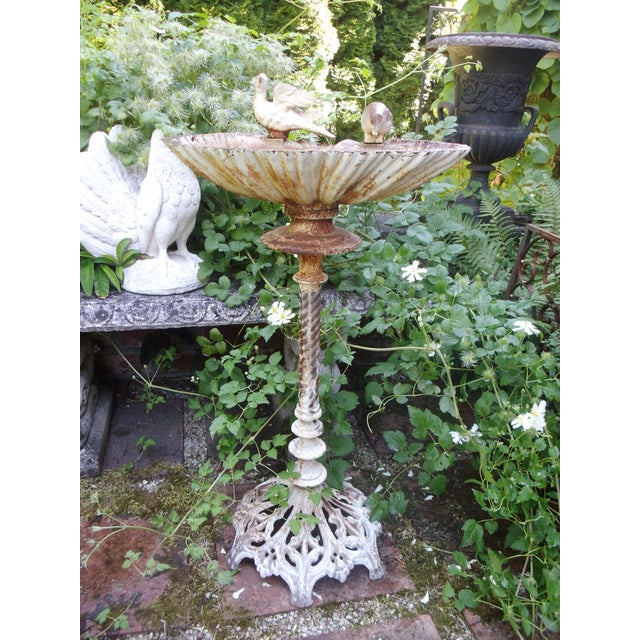 Cast Iron Birdbath, 1990s For Sale - Image 13 of 17