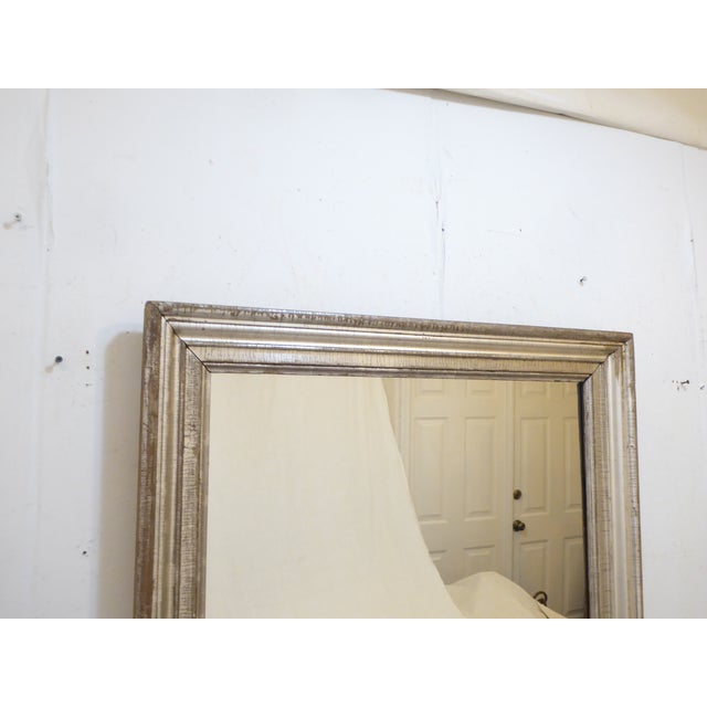 American 19th Century Silverleaf Crackle Finish Mirror For Sale - Image 3 of 5