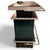 Chrome Bar Counter with Black and Green Glass, 1980s, Set of 3 For Sale - Image 4 of 7