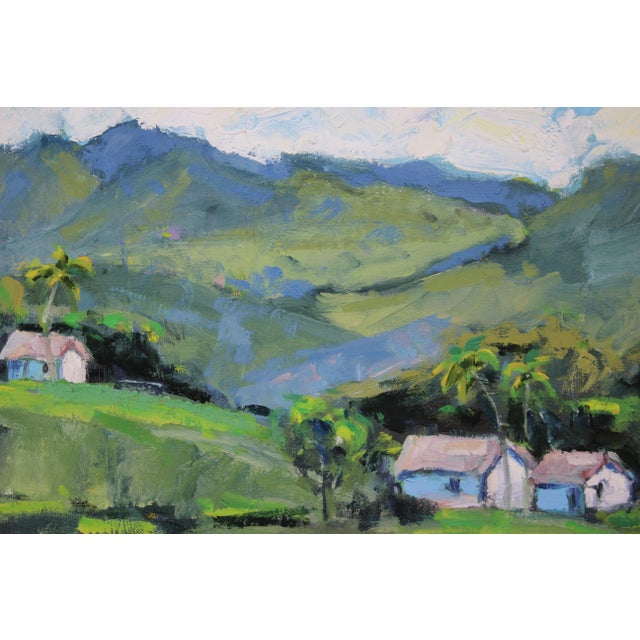 Abstract Contemporary Impressionist Upcountry Maui Oil Painting For Sale - Image 3 of 10