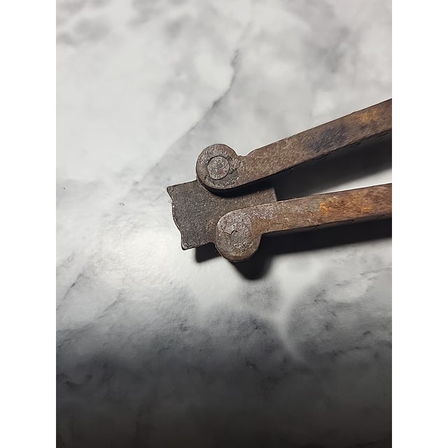 Antique Victorian Nut Cracker Cast Iron For Sale - Image 4 of 9