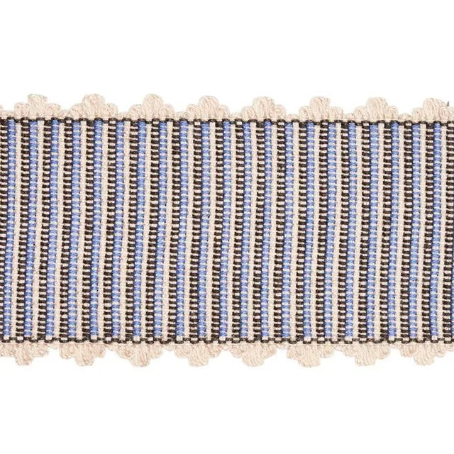A reference to the sash that secures and closes a kimono, this tightly-ribbed grosgrain tape is edged in cotton picot....