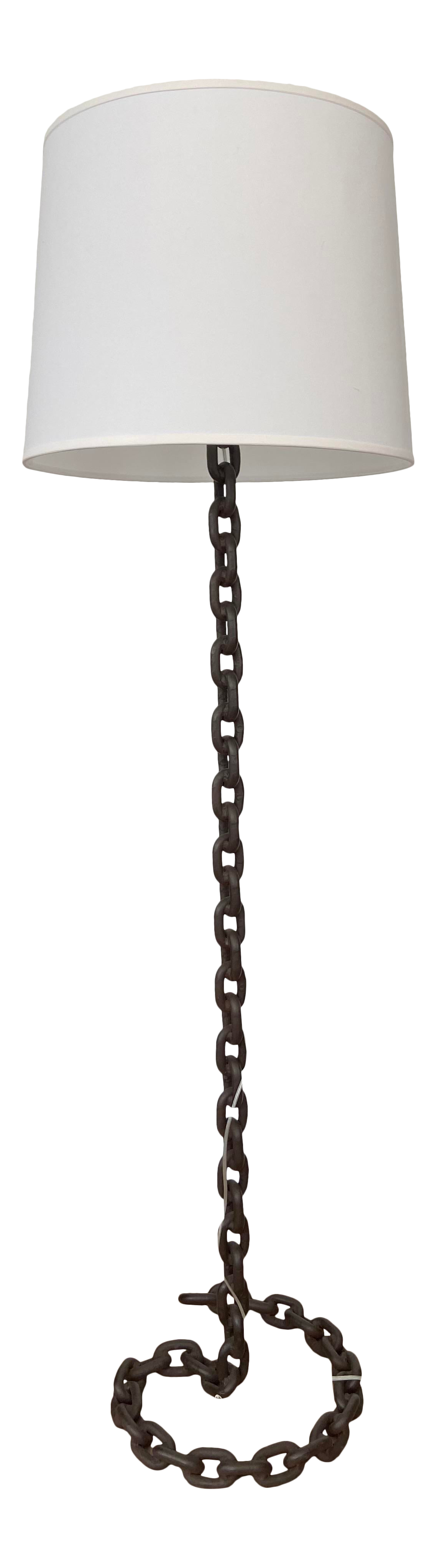 chain link floor lamp