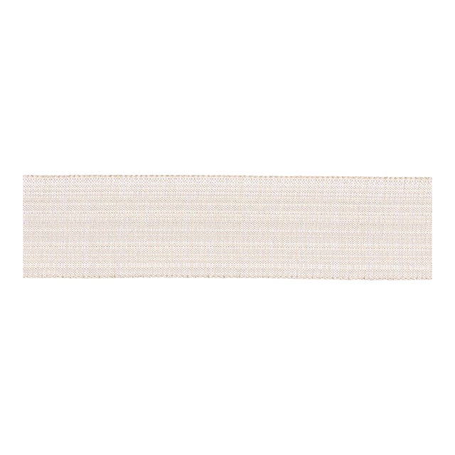 Schumacher Tweed Tape Wide In Ivory For Sale