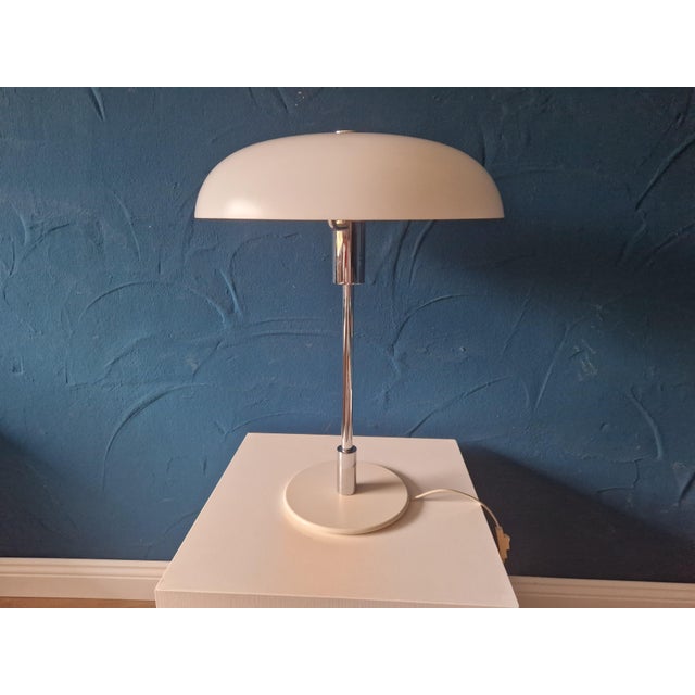 Metal Table Lamp by Jørgen Møller for Royal Copenhagen, 1990s For Sale - Image 7 of 7