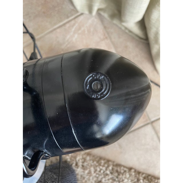 Vintage Hunter Century Oscillating Metal Blade and Cast Iron Fan For Sale - Image 10 of 13