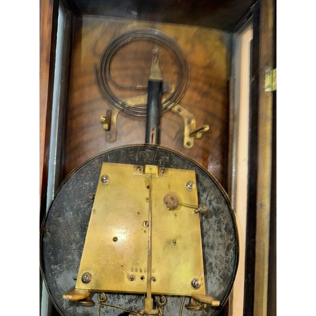 19th Century 2 Weight Vienna Regulator Wall Clock For Sale - Image 9 of 9