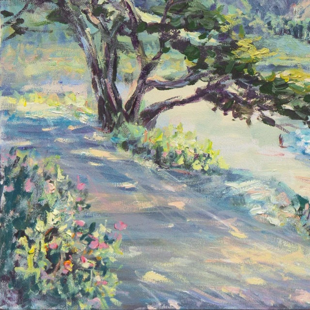 'Monterey Coastline' by Delia Bradford, Carmel, Big Sur, Pacific Ocean, California Impressionist For Sale - Image 4 of 8