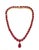Bochic "Capri" Vintage 120 Carat Plus Of Natural Ruby Necklace Set 18K Gold & Silver For Sale - Image 11 of 18