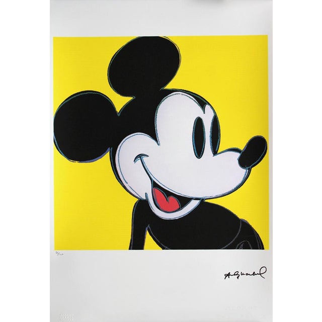 Andy Warhol, Mickey Mouse, Offset Lithograph, 1960s For Sale - Image 15 of 15