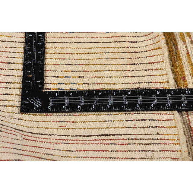 Distressed Vintage Square Persian Lori Rug - 04'00 X 04'05 For Sale In Dallas - Image 6 of 9