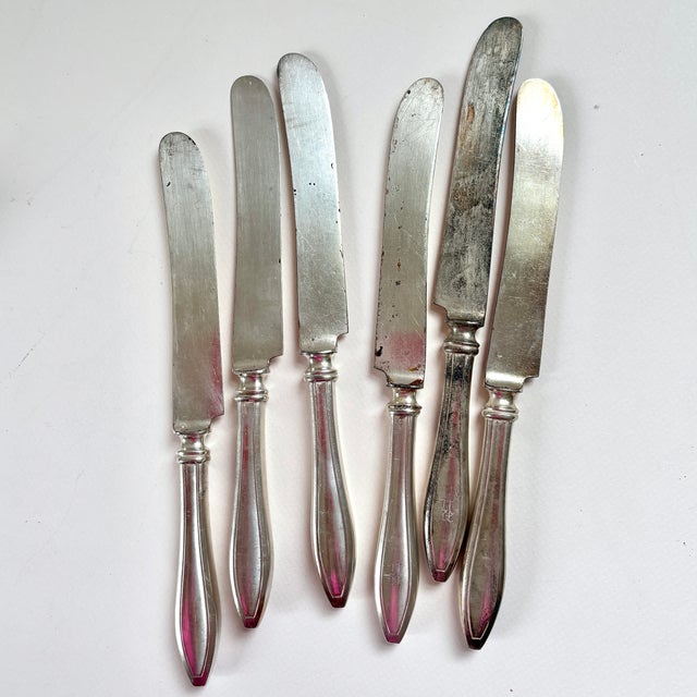Silver Early 20th Century Silverplate Flatware Set by Simeon L. & George H. Rogers Company- 30 Pieces For Sale - Image 8 of 10