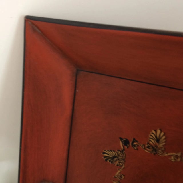 Italian Instrumental Design Metal Serving Tray by Nashco Products of New York For Sale - Image 3 of 13