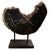A rare two inch thick slab of petrified wood floats on a minimalist metal base. This ancient slab can also be used as a...