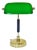 Brass and Glass Office Lamp, 1920s For Sale