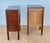 French Marquetry Bedside Cabinets with Inlaid Decoration, 1940, Set of 2 For Sale - Image 9 of 10
