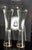 Carlo Moretti 1930s Sea Glasbruk Heavy Bottom Champagne/Cocktail Glasses With Gold Band Rim - a Pair For Sale - Image 4 of 10