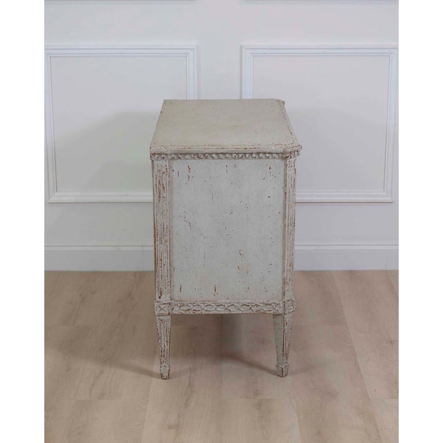 Wood Danish 19th Century Carved Chest of Drawers For Sale - Image 7 of 9