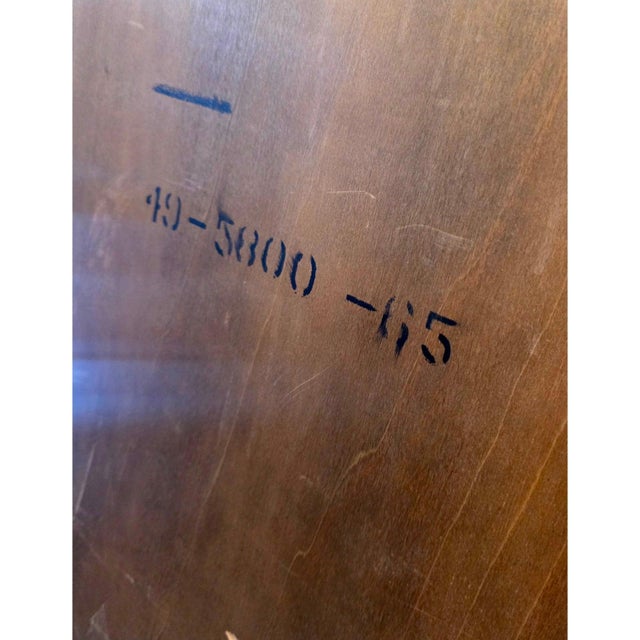 Wood Pair of Mid 20th Century John Widdicomb[Unsigned] Faux Tortoiseshell and Glass Etageres, Attributed For Sale - Image 7 of 11