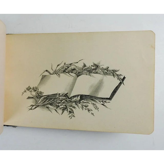Antique 1878 Aesthetic Movement Autograph Album Book For Sale - Image 4 of 12