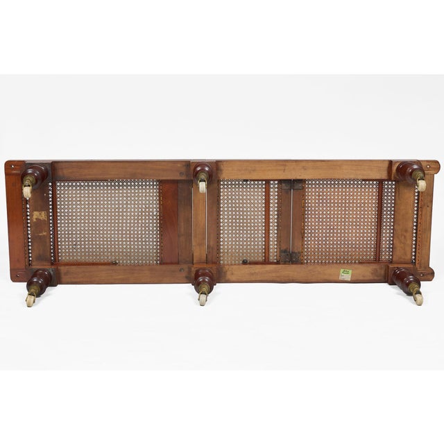 Mid 19th Century Campaign Folding Caned Daybed For Sale - Image 13 of 16