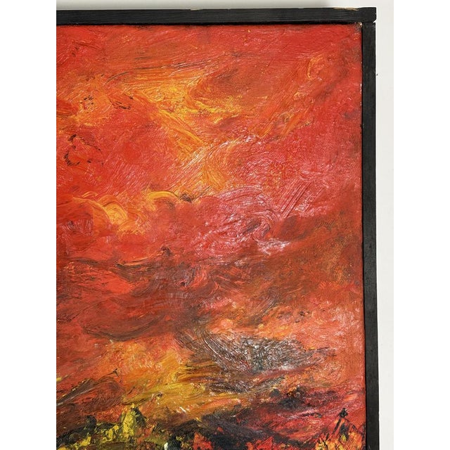 Hipolito Jimenez, Dawn, 1950s, Oil on Canvas For Sale - Image 7 of 9