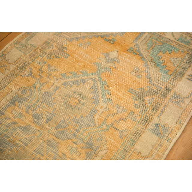 Saffron Vintage Distressed Oushak Rug - 2'10" x 5'7" For Sale - Image 8 of 12