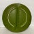 Mid-Century Modern Mid Century Modern Large Avocado Green Pottery Ashtray For Sale - Image 3 of 8
