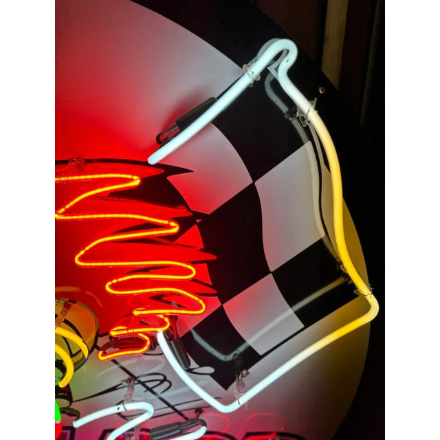 Mid 20th Century Vintage Hot Rod Garage Neon Sign For Sale - Image 5 of 6
