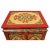 2000 - 2009 Orange Yellow Tibetan Floral End Table Nightstand Cabinet For Sale - Image 5 of 8