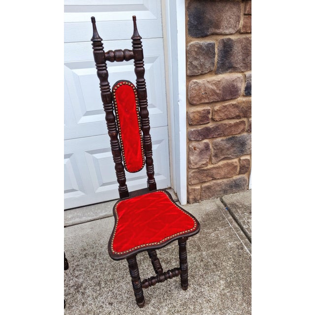 1920s 1920s Timeless Grandeur: Antique Spanish Jacobean Revival Chairs (Pair) For Sale - Image 5 of 12