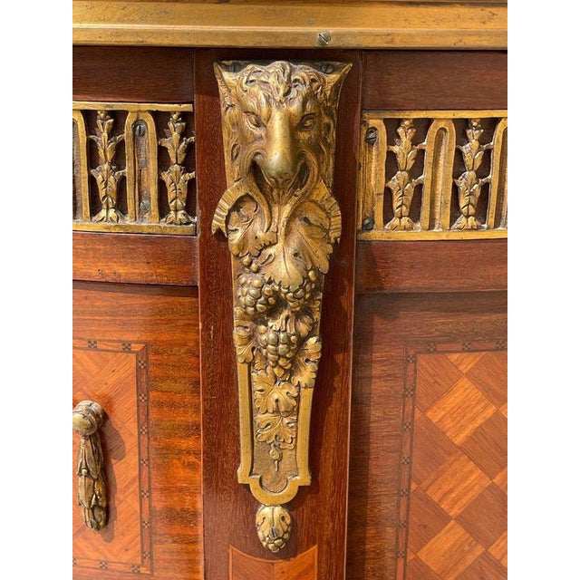 Commode in Marquetry Transition For Sale - Image 10 of 13