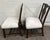 Vintage Chippendale Style Mahogany Dining Chairs - Pair For Sale - Image 9 of 11