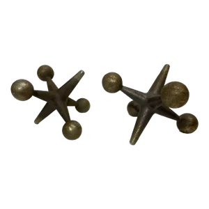 Bill Curry Jacks Sculptures Bookends Paperweights for Design Line Vintage C.1967