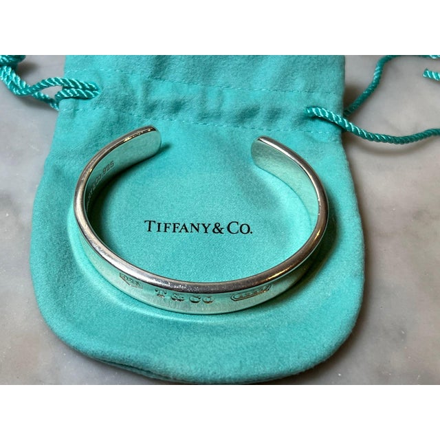 Metal 1990s Tiffany & Co Vintage Sterling Silver 1837 Bracelet 47.48g For Sale - Image 7 of 8