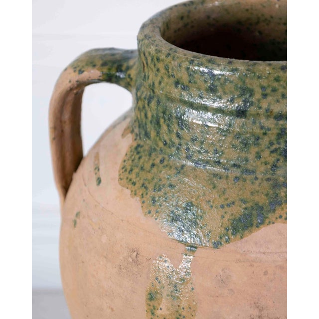 Turkish Turkish 20th Century Green-Glaze Water Pot For Sale - Image 3 of 10