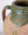 Turkish Turkish 20th Century Green-Glaze Water Pot For Sale - Image 3 of 10