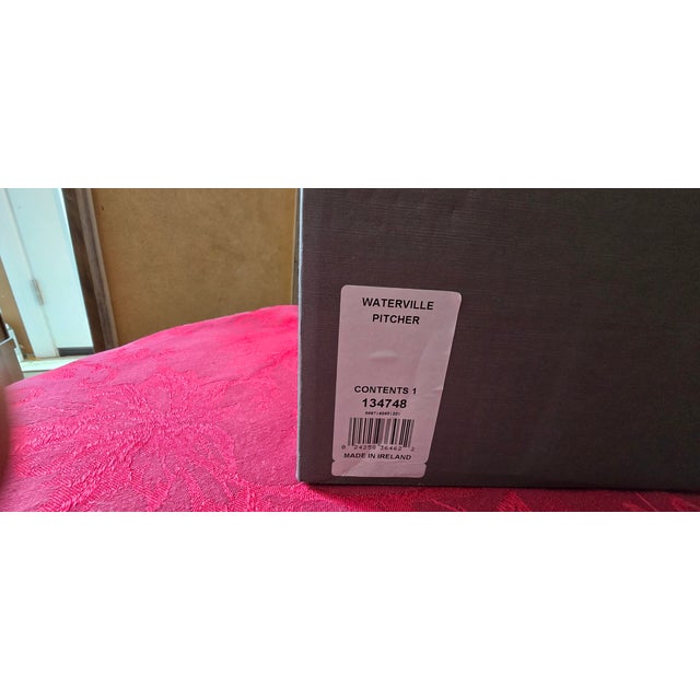 Vintage Waterford Crystal Set With Original Boxes & Labels - O'Mara 10" Bowl, Waterville Pitcher & Footed Bowls For Sale - Image 15 of 15