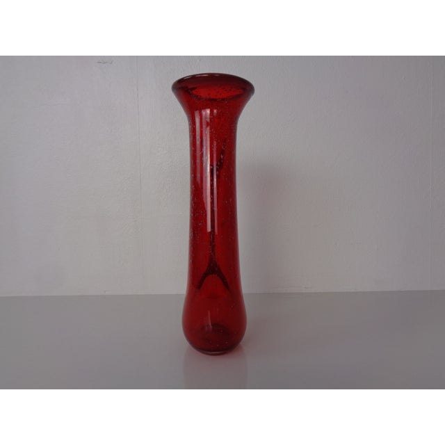Red Murano Glass Vase, Italy, 1960s For Sale - Image 6 of 18