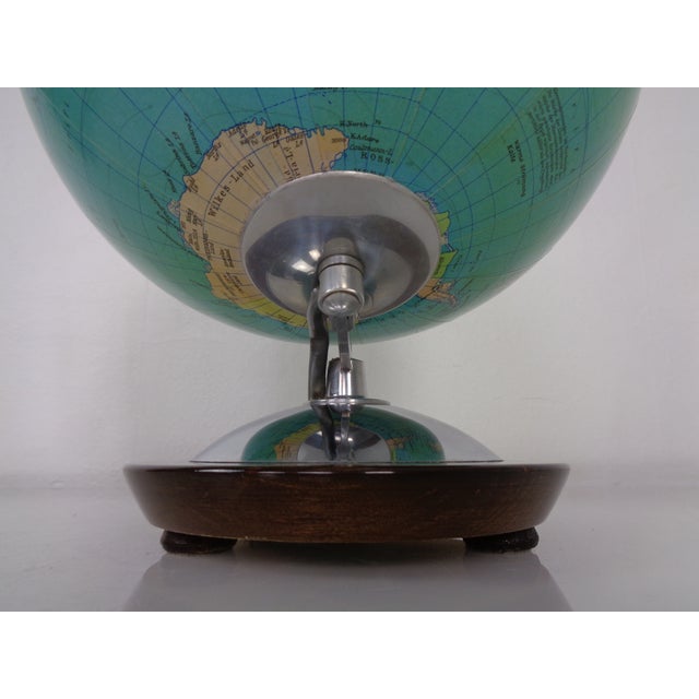 Vintage Illuminated Glass Globe by Paul Oestergaard for Columbus, 1960s For Sale - Image 16 of 18