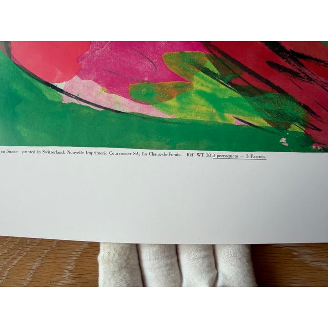 Walasse Ting, 3 Perroquets, 1989, Paper For Sale - Image 3 of 8