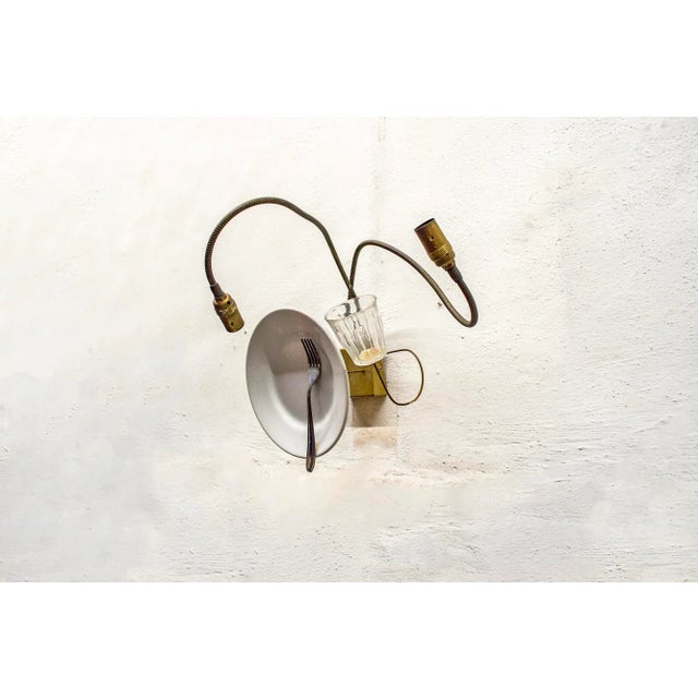 Postmodern Servito Wall Sconce from Lucifero Illuminazione, 1980s For Sale - Image 3 of 9