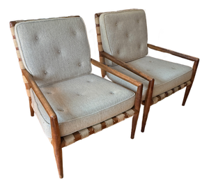 A Pair of t.h. Robsjohn-Gibbings Lounge Chairs