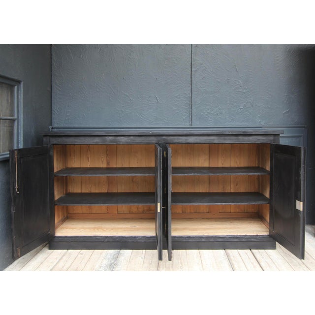 Large Antique Ebonized Sideboard, 1890s For Sale - Image 15 of 18