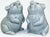 Mid-Century Celadon Ceramic Glazed Pig Figures - A Pair For Sale - Image 12 of 12