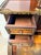 Brown Antique 19th Century French Louis XVI Style Vernis Martin Cylinder "Bonheur Du Jour" Ladies Writing Desk For Sale - Image 8 of 17