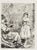 Pio Joris, The Reading, Etching, Early 20th Century For Sale - Image 3 of 3