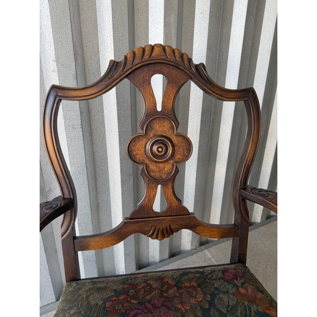 Queen Anne 1920s Berkey & Gay Chair Set For Sale - Image 3 of 8
