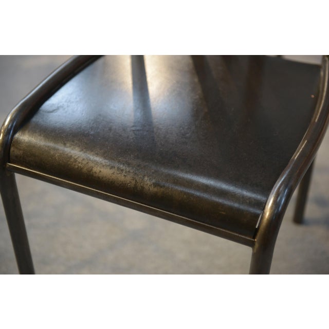 Villa Cavrois Model Chair in Steel Tube by Robert Mallet Stevens, 1950s For Sale - Image 17 of 18
