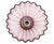 Mauve Mid 20th Century Mouth Blown Glass Mauve Pendant Light Shade Excellent Condition For Sale - Image 8 of 11